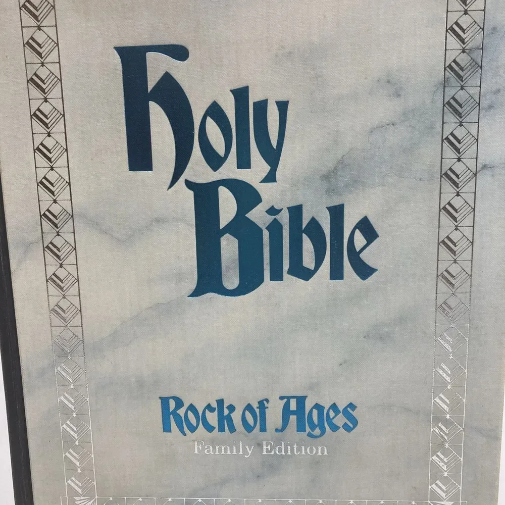 Holy Bible Rock Of Ages Family Edition King James Version Heritage Publishers TX